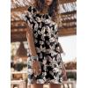 imageANRABESS Womens Summer T Shirt Dress 2026 Beach Vacation Travel Outfits Casual Simple Soft Mini Sundress Cover Up ClothesFloral Black White