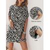 imageANRABESS Womens Summer T Shirt Dress 2026 Beach Vacation Travel Outfits Casual Simple Soft Mini Sundress Cover Up ClothesFloral Black Yellow