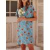 imageANRABESS Womens Summer T Shirt Dress 2026 Beach Vacation Travel Outfits Casual Simple Soft Mini Sundress Cover Up ClothesFloral Blue