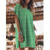 imageANRABESS Womens Summer T Shirt Dress 2026 Beach Vacation Travel Outfits Casual Simple Soft Mini Sundress Cover Up ClothesFloral Green