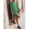 imageANRABESS Womens Summer T Shirt Dress 2026 Beach Vacation Travel Outfits Casual Simple Soft Mini Sundress Cover Up ClothesFloral Green