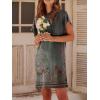 imageANRABESS Womens Summer T Shirt Dress 2026 Beach Vacation Travel Outfits Casual Simple Soft Mini Sundress Cover Up ClothesFloral Grey