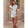 imageANRABESS Womens Summer T Shirt Dress 2026 Beach Vacation Travel Outfits Casual Simple Soft Mini Sundress Cover Up ClothesFloral White