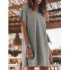 imageANRABESS Womens Summer T Shirt Dress 2026 Beach Vacation Travel Outfits Casual Simple Soft Mini Sundress Cover Up ClothesGray