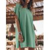 imageANRABESS Womens Summer T Shirt Dress 2026 Beach Vacation Travel Outfits Casual Simple Soft Mini Sundress Cover Up ClothesLight Green