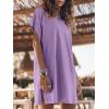 imageANRABESS Womens Summer T Shirt Dress 2026 Beach Vacation Travel Outfits Casual Simple Soft Mini Sundress Cover Up ClothesLight Purple