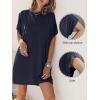imageANRABESS Womens Summer T Shirt Dress 2026 Beach Vacation Travel Outfits Casual Simple Soft Mini Sundress Cover Up ClothesNavy Blue