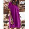 imageANRABESS Womens Summer T Shirt Dress 2026 Beach Vacation Travel Outfits Casual Simple Soft Mini Sundress Cover Up ClothesPurple