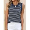 imageANRABESS Womens Sweater Vest Top Striped Sleeveless Lightweight Knit Tank Tops 2026 Summer Spring Clothes Vacation OutfitsNavy Blue White