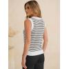 imageANRABESS Womens Sweater Vest Top Striped Sleeveless Lightweight Knit Tank Tops 2026 Summer Spring Clothes Vacation OutfitsWhite Black