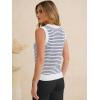 imageANRABESS Womens Sweater Vest Top Striped Sleeveless Lightweight Knit Tank Tops 2026 Summer Spring Clothes Vacation OutfitsWhite Navy Blue