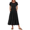 imageANRABESS Women Summer Casual Short Sleeve Maxi Dresses A Line Flowy T Shirt Dress 2026 Beach Vacation Sundress with PocketsBlack