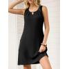 imageANRABESS Summer Dresses for Women 2026 Casual Keyhole Sleeveless Beach Cover Up Short Sundress Cruise Outfits Vcation ClothesBlack