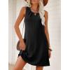 imageANRABESS Summer Dresses for Women 2026 Casual Keyhole Sleeveless Beach Cover Up Short Sundress Cruise Outfits Vcation ClothesBlack