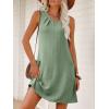 imageANRABESS Summer Dresses for Women 2026 Casual Keyhole Sleeveless Beach Cover Up Short Sundress Cruise Outfits Vcation ClothesLight Green