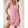 imageANRABESS Summer Dresses for Women 2026 Casual Keyhole Sleeveless Beach Cover Up Short Sundress Cruise Outfits Vcation ClothesPink White Floral