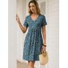 imageANRABESS Summer Dresses for Women 2026 Casual Short Sleeve V Neck Spring Dress Beach Vacation Clothes Cruise Resort OutfitsBlue White Floral