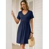 imageANRABESS Summer Dresses for Women 2026 Casual Short Sleeve V Neck Spring Dress Beach Vacation Clothes Cruise Resort OutfitsNavy Blue