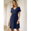 imageANRABESS Summer Dresses for Women 2026 Casual Short Sleeve V Neck Spring Dress Beach Vacation Clothes Cruise Resort OutfitsNavy Blue