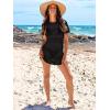 imageANRABESS Swimsuit Cover Up for Women 2026 Crochet Bathing Suit Swimwear Mesh Knit Beach Dress Summer Vacation ClothesBlack