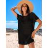 imageANRABESS Swimsuit Cover Up for Women 2026 Crochet Bathing Suit Swimwear Mesh Knit Beach Dress Summer Vacation ClothesBlack