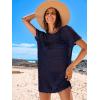 imageANRABESS Swimsuit Cover Up for Women 2026 Crochet Bathing Suit Swimwear Mesh Knit Beach Dress Summer Vacation ClothesNavy Blue