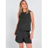 imageANRABESS Two Piece Sets for Women Summer Casual Sleeveless Tank Top Matching Shorts Lounge Sets Pajamas 2026 Trendy ClothesBlack