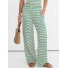 imageANRABESS Women 2 Piece Sets Summer Striped Outfits Matching Tube Top Wide Leg Lounge Pants 2026 Travel Beach Vacation ClothesBeige Green Stripe