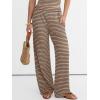 imageANRABESS Women 2 Piece Sets Summer Striped Outfits Matching Tube Top Wide Leg Lounge Pants 2026 Travel Beach Vacation ClothesKhaki Coffee Stripe