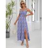 imageANRABESS Women Summer Casual Floral Printed Square Neck Sleeveless Straps Elastic Waist Slit Beach Vacation Maxi DressFloral Blue