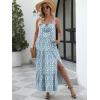 imageANRABESS Women Summer Casual Floral Printed Square Neck Sleeveless Straps Elastic Waist Slit Beach Vacation Maxi DressFloral Lake Blue