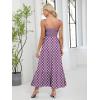 imageANRABESS Women Summer Casual Floral Printed Square Neck Sleeveless Straps Elastic Waist Slit Beach Vacation Maxi DressFloral Purple