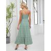 imageANRABESS Women Summer Casual Floral Printed Square Neck Sleeveless Straps Elastic Waist Slit Beach Vacation Maxi DressGreen