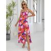 imageANRABESS Women Summer Casual Floral Printed Square Neck Sleeveless Straps Elastic Waist Slit Beach Vacation Maxi DressPrint Floral Butterfly