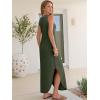 imageANRABESS Women Summer Casual Maxi Sundress Sleeveless Loose Split 2026 Trendy Tank Shirt Long Dress Beach Vacation ClothesArmy Green