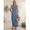 imageANRABESS Women Summer Casual Maxi Sundress Sleeveless Loose Split 2026 Trendy Tank Shirt Long Dress Beach Vacation ClothesGrey Blue