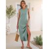 imageANRABESS Women Summer Casual Maxi Sundress Sleeveless Loose Split 2026 Trendy Tank Shirt Long Dress Beach Vacation ClothesLight Green
