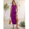 imageANRABESS Women Summer Casual Maxi Sundress Sleeveless Loose Split 2026 Trendy Tank Shirt Long Dress Beach Vacation ClothesPurple Red