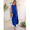 imageANRABESS Women Summer Casual Maxi Sundress Sleeveless Loose Split 2026 Trendy Tank Shirt Long Dress Beach Vacation ClothesRoral Blue