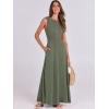 imageANRABESS Women Summer Casual Sleeveless Maxi Sundress Button Fit amp Flare ALine Flowy Long Dresses 2026 Beach OutfitsArmy Green