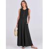 imageANRABESS Women Summer Casual Sleeveless Maxi Sundress Button Fit amp Flare ALine Flowy Long Dresses 2026 Beach OutfitsBlack