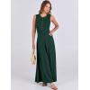 imageANRABESS Women Summer Casual Sleeveless Maxi Sundress Button Fit amp Flare ALine Flowy Long Dresses 2026 Beach OutfitsDeep Green