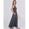 imageANRABESS Women Summer Casual Sleeveless Maxi Sundress Button Fit amp Flare ALine Flowy Long Dresses 2026 Beach OutfitsGray Blue