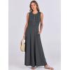 imageANRABESS Women Summer Casual Sleeveless Maxi Sundress Button Fit amp Flare ALine Flowy Long Dresses 2026 Beach OutfitsGray Blue