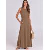 imageANRABESS Women Summer Casual Sleeveless Maxi Sundress Button Fit amp Flare ALine Flowy Long Dresses 2026 Beach OutfitsKhaki