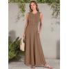 imageANRABESS Women Summer Casual Sleeveless Maxi Sundress Button Fit amp Flare ALine Flowy Long Dresses 2026 Beach OutfitsKhaki