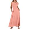 imageANRABESS Women Summer Casual Sleeveless Maxi Sundress Button Fit amp Flare ALine Flowy Long Dresses 2026 Beach OutfitsLight Pink