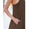 imageANRABESS Women Summer Dress 2026 Beach Vacation Outfits Tennis Athletic Workout Romper Dress Built in Shorts Travel ClothesDeep Brown