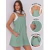 imageANRABESS Women Summer Dress 2026 Beach Vacation Outfits Tennis Athletic Workout Romper Dress Built in Shorts Travel ClothesGrey Green