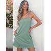 imageANRABESS Women Summer Dress 2026 Beach Vacation Outfits Tennis Athletic Workout Romper Dress Built in Shorts Travel ClothesGrey Green